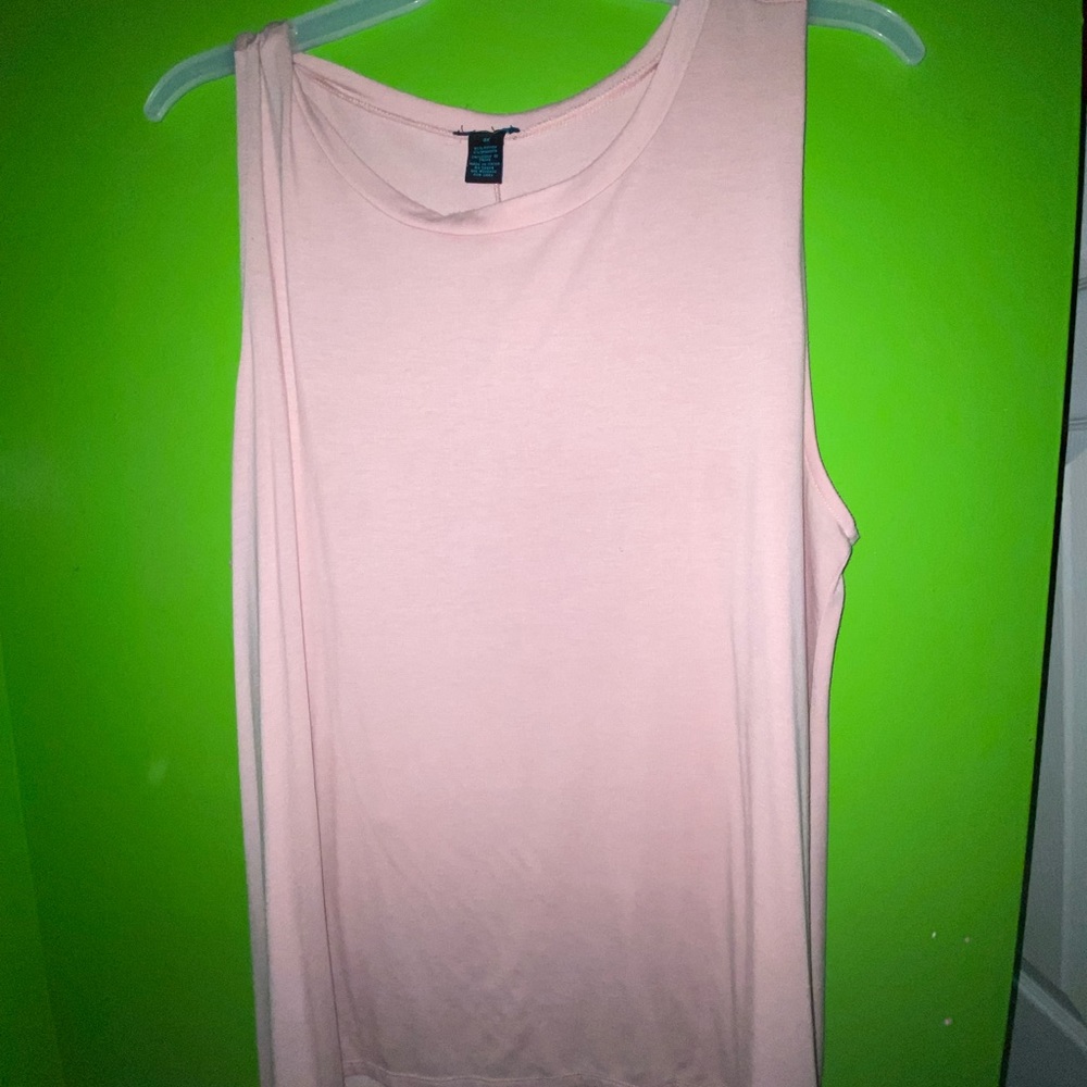Pink rue 21 plus tank top
